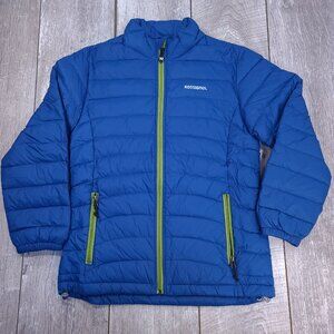 Rossignol Jacket Womens Medium Blue Duck Down Quilted Puffer Insulated